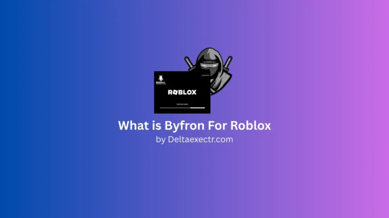 What is byfron for roblox
